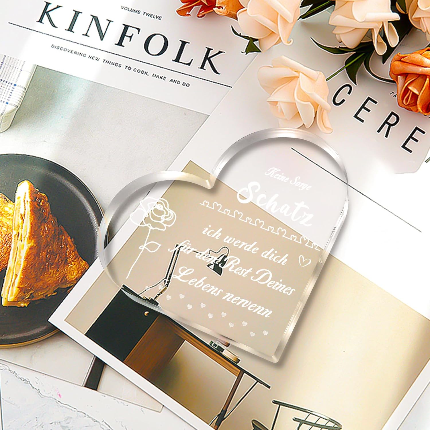 Thumbnail 5 de Acryl Block Puzzle Valentinstag 1 Stück