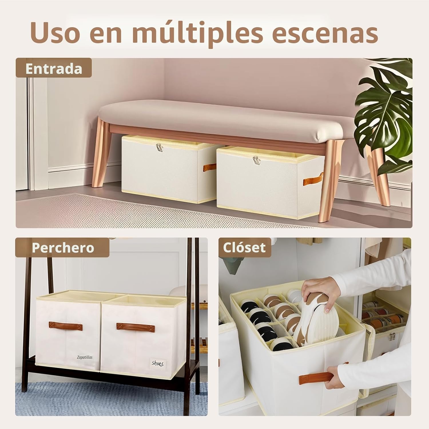 Thumbnail 4 de Patinao caja zapatos 43x32x31 cm organizador