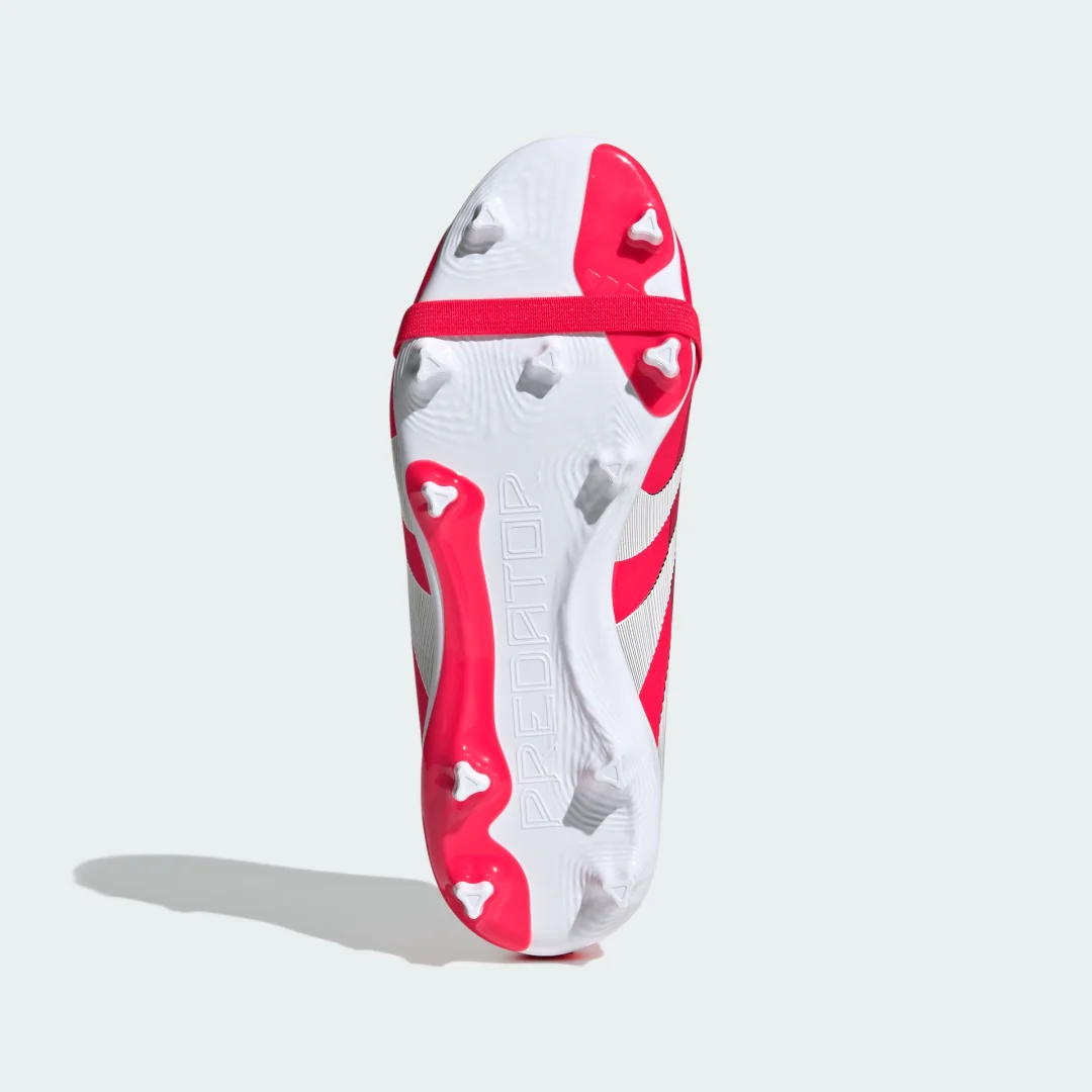 Thumbnail 3 de Adidas Predator League Fold-Over Tongue: bota de césped para adolescentes en rojo