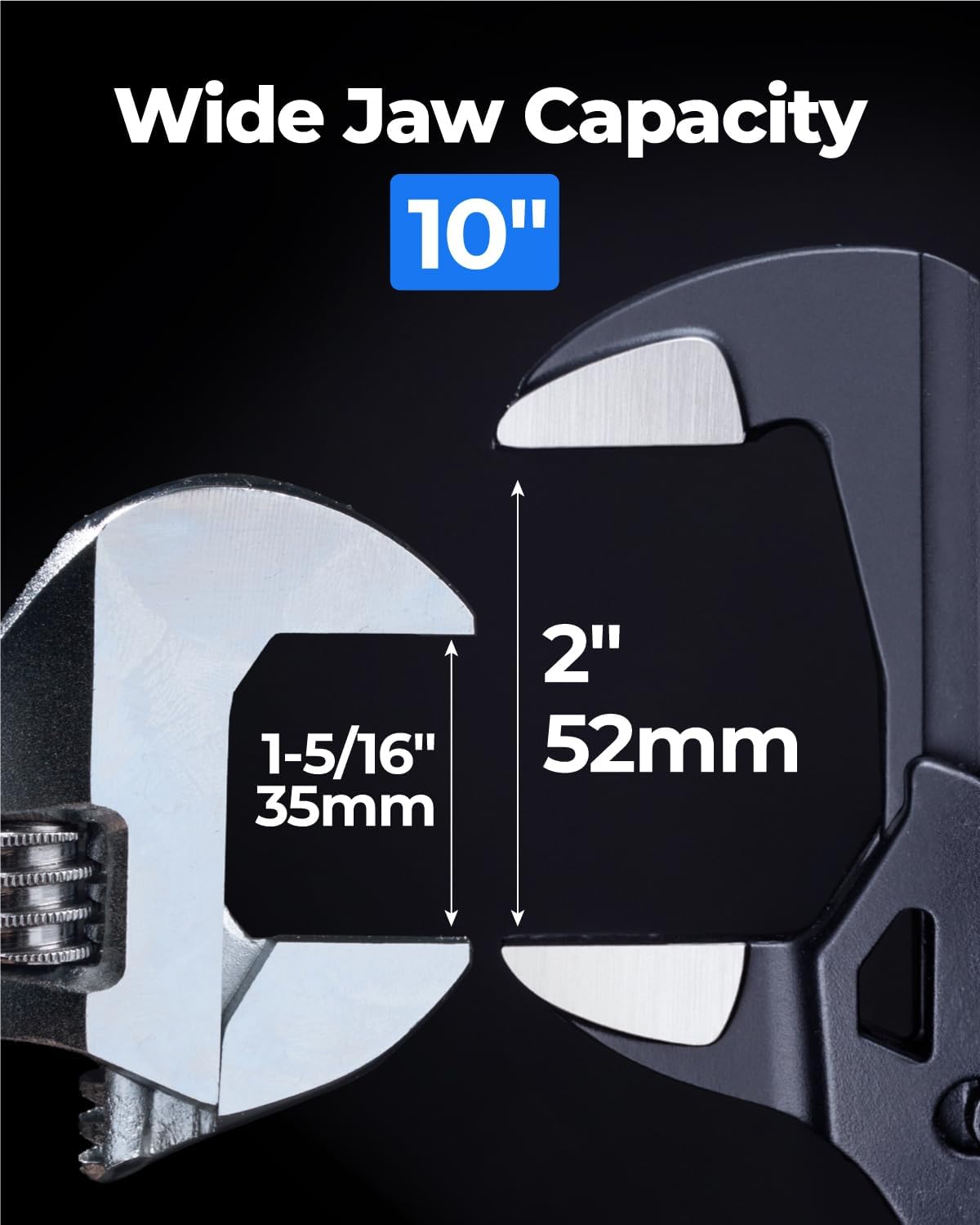 Thumbnail 1 de toolant 10-INCH Plier Wrench Adjustable wrench for pipes