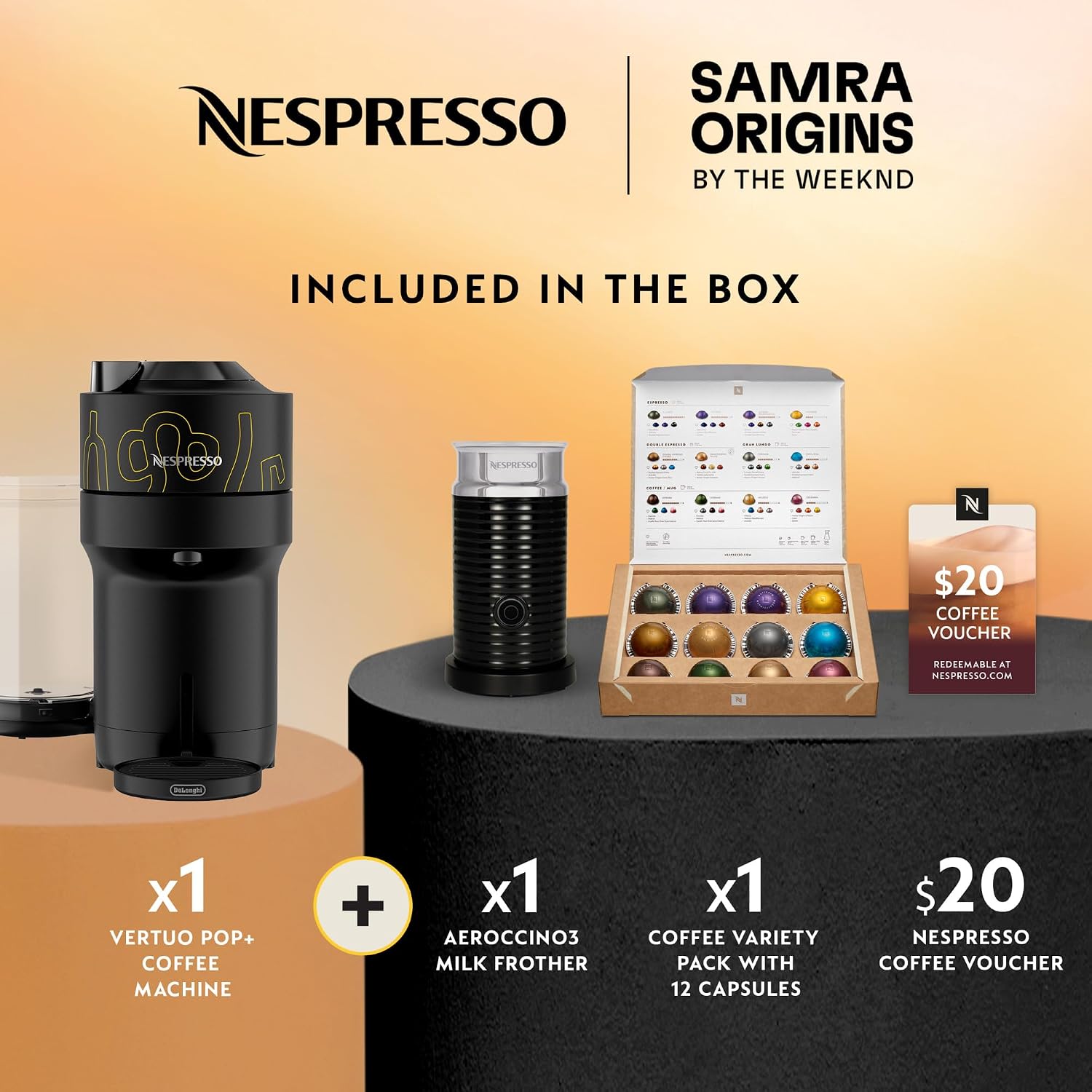Detalle de De'Longhi Nespresso Vertuo Pop+ espresso maker
