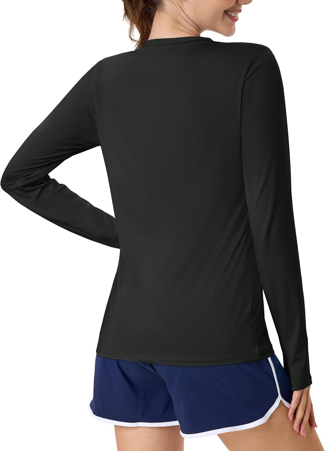 Detalle de MAGCOMSEN Women’s Long Sleeve UPF 80+ Rash Guard Tee