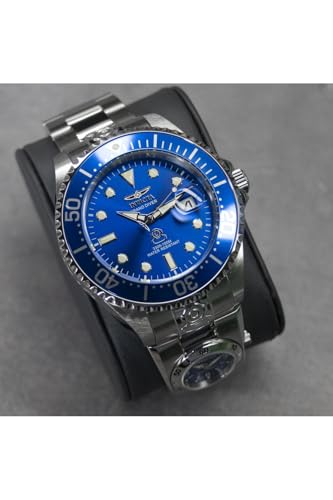 Detalle de Invicta Pro Diver Automático 47 mm en Acero Inoxidable para Hombre - Azul