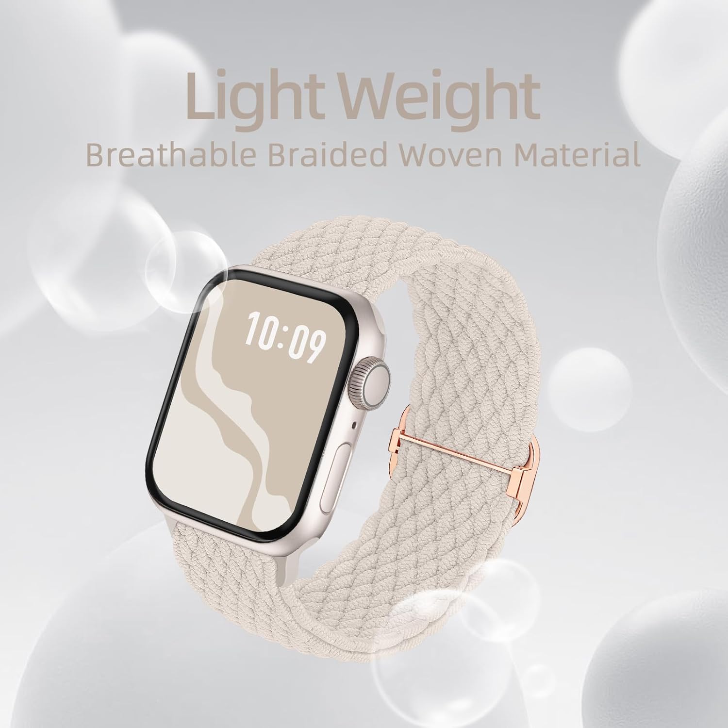 Thumbnail 3 de Braided Stretchy Solo Loop Apple Watch Band 4-Pack