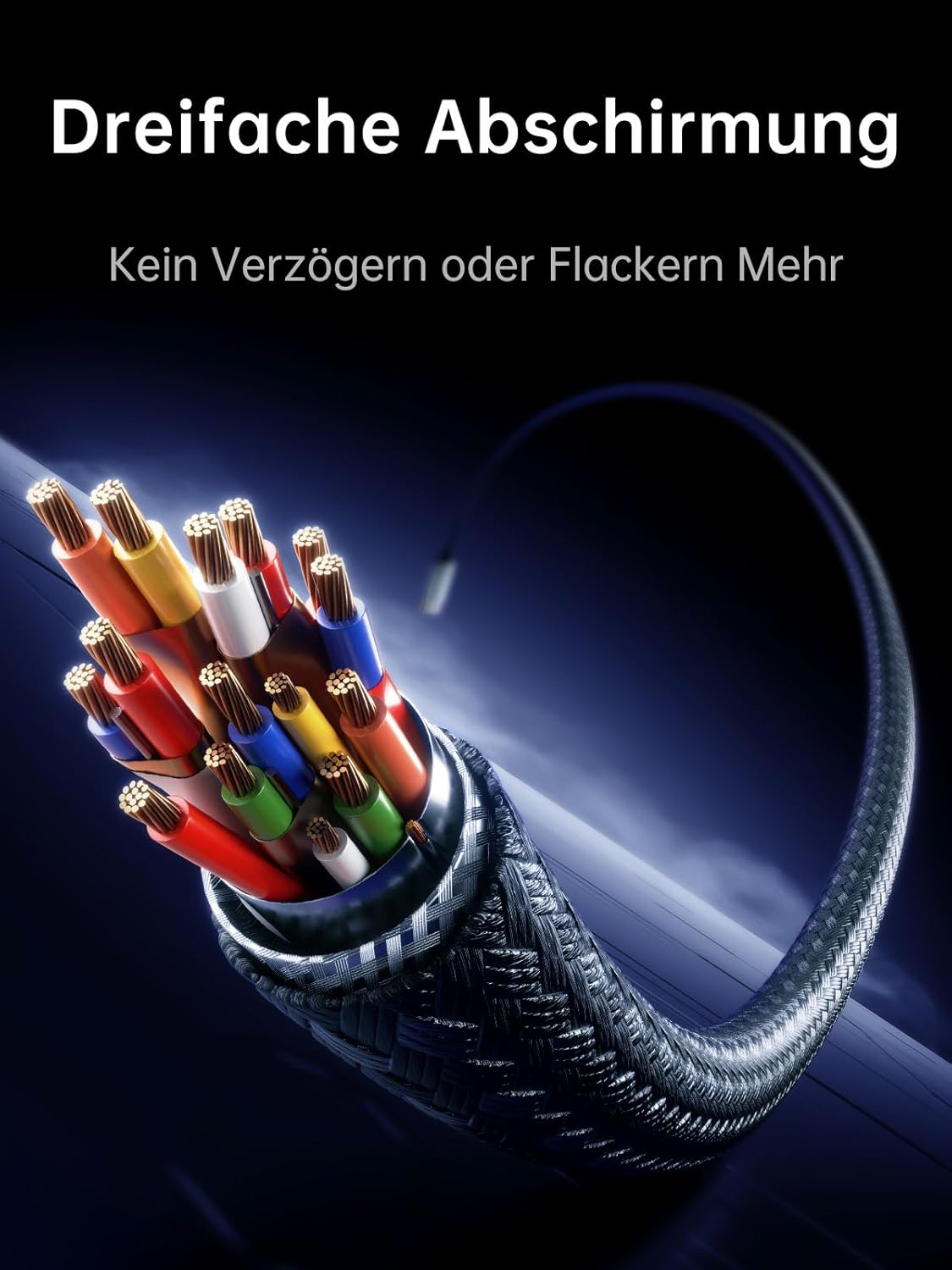 Thumbnail 6 de llano USB-C auf HDMI Kabel (4K 60 Hz, 100 W PD) – 1,5 m, HDR & Audio-Unterstützung