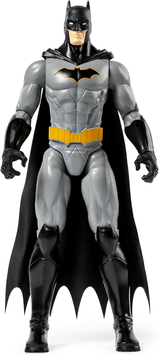 Detalle de DC Comics Batman (30 cm) con Mantello e 11 Punti di Articolazione – Personaggio da Collezione per Bambini 3+
