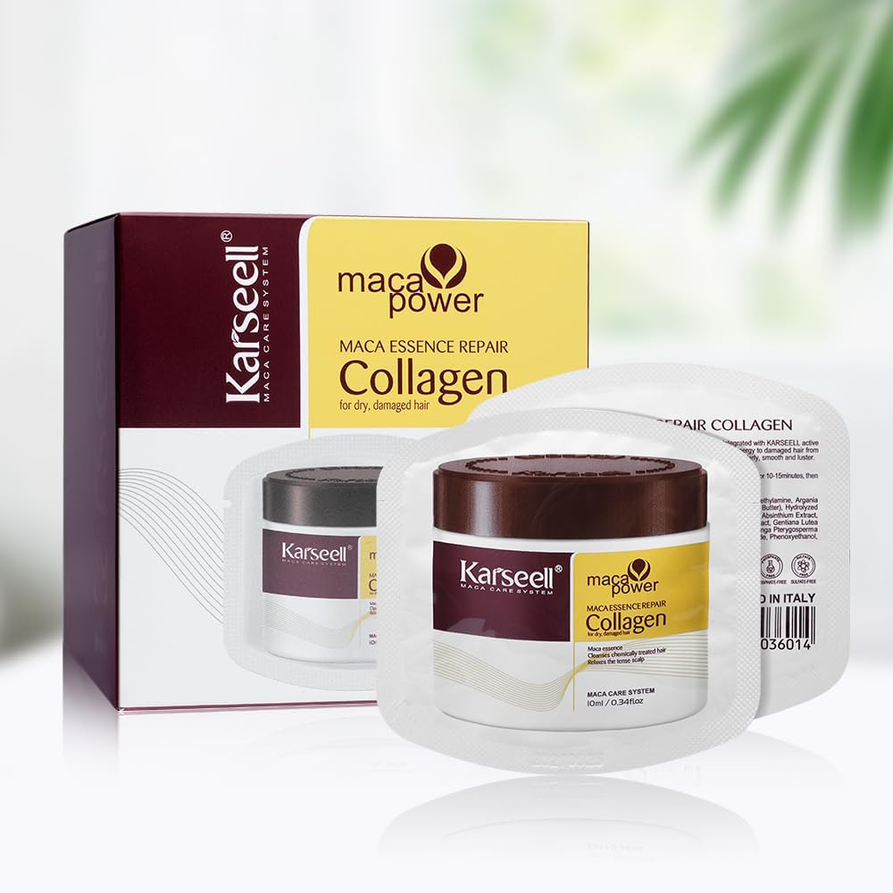 Thumbnail 5 de Karseell Collagen Masque Cheveux 10 ml x 24 pcs — masque réparateur hydratant aux ingrédients naturels