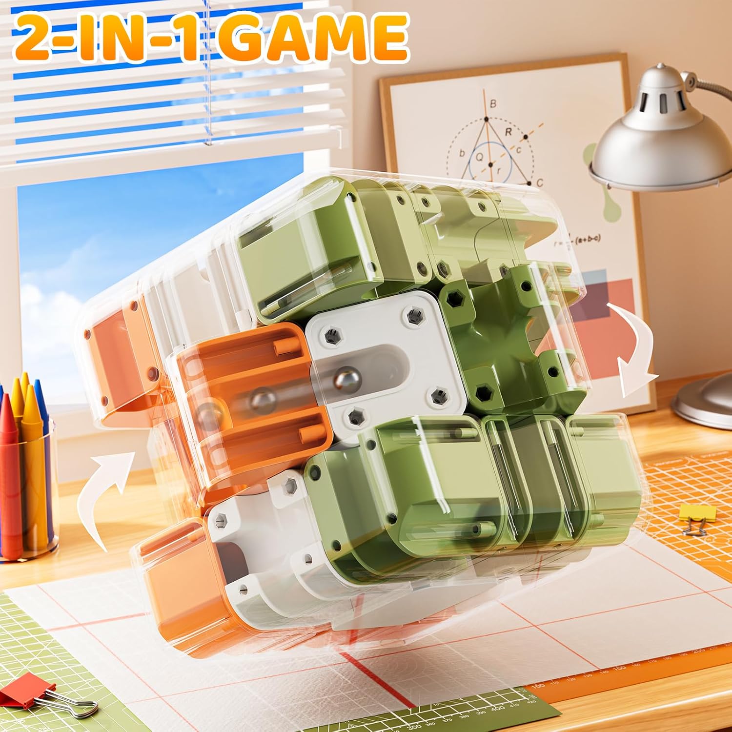 Detalle de KIZONLY 3D Cube Puzzle for Kids 5-8 🎲