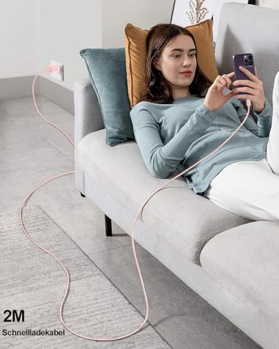 Thumbnail 6 de ANVSI Cargador carga rápida USB‑C 25 W con cable de 2 m para iPhone (PD 3.0)