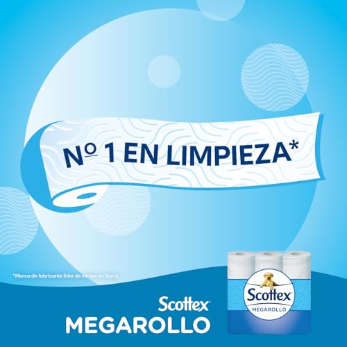 Detalle 2 de Scottex Megarollo Papel higiénico 36 rollos