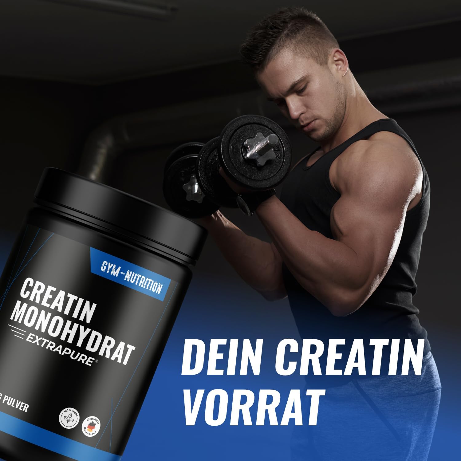 Thumbnail 6 de Creatin Monohydrat Pulver 1kg hochdosiert