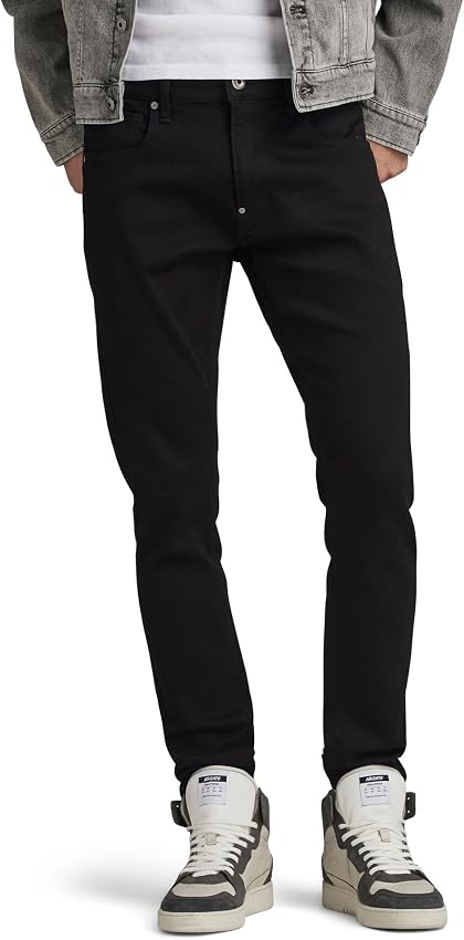 Detalle de G-Star Revend Skinny Jeans para Hombre en Negro 🖤