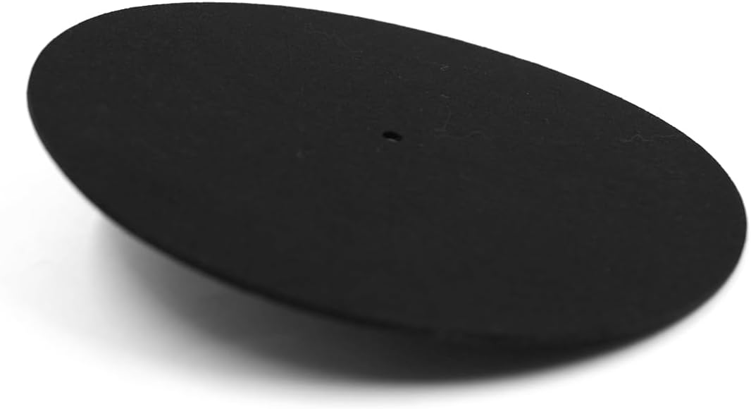 Detalle 2 de sdroceRyaM 7-Inch Turntable Slip Mat, 3 mm Polyester Felt