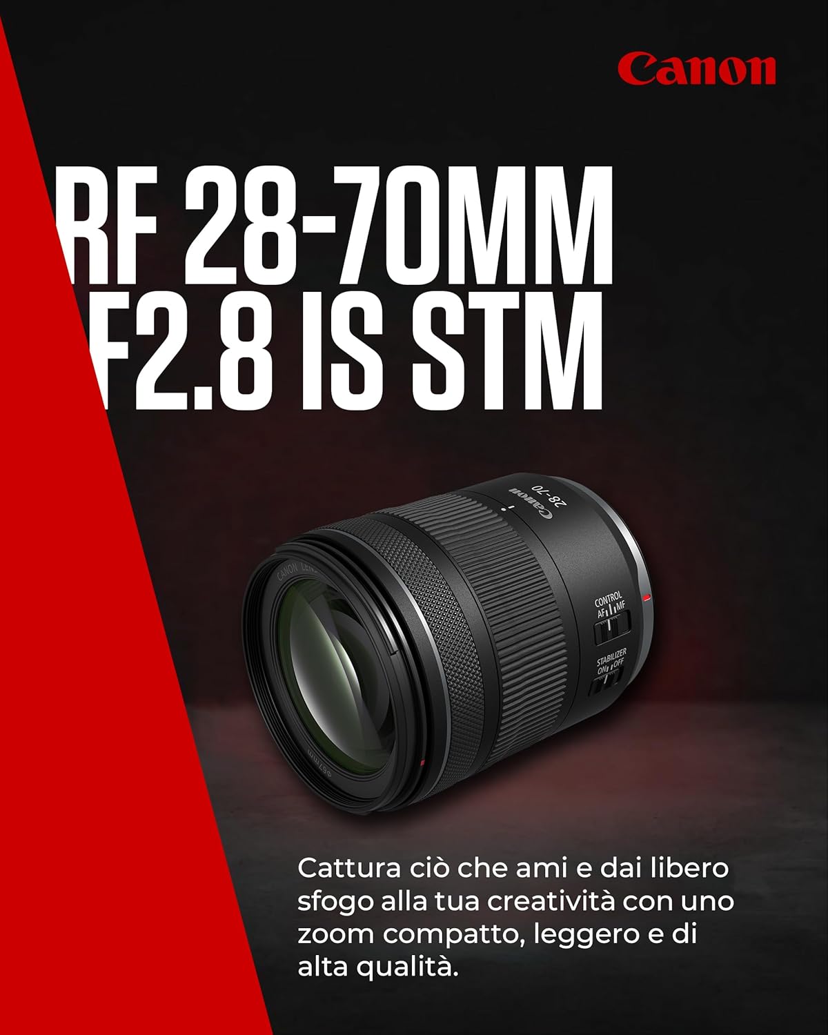 Thumbnail 1 de Canon RF 28-70mm F2.8 IS STM: zoom standard versatile per EOS R