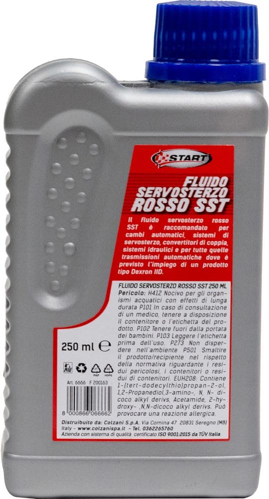 Thumbnail 3 de START Fluido Servosterzo Rosso SST 250 ml – olio idraulico per sterzo e sistemi idraulici auto