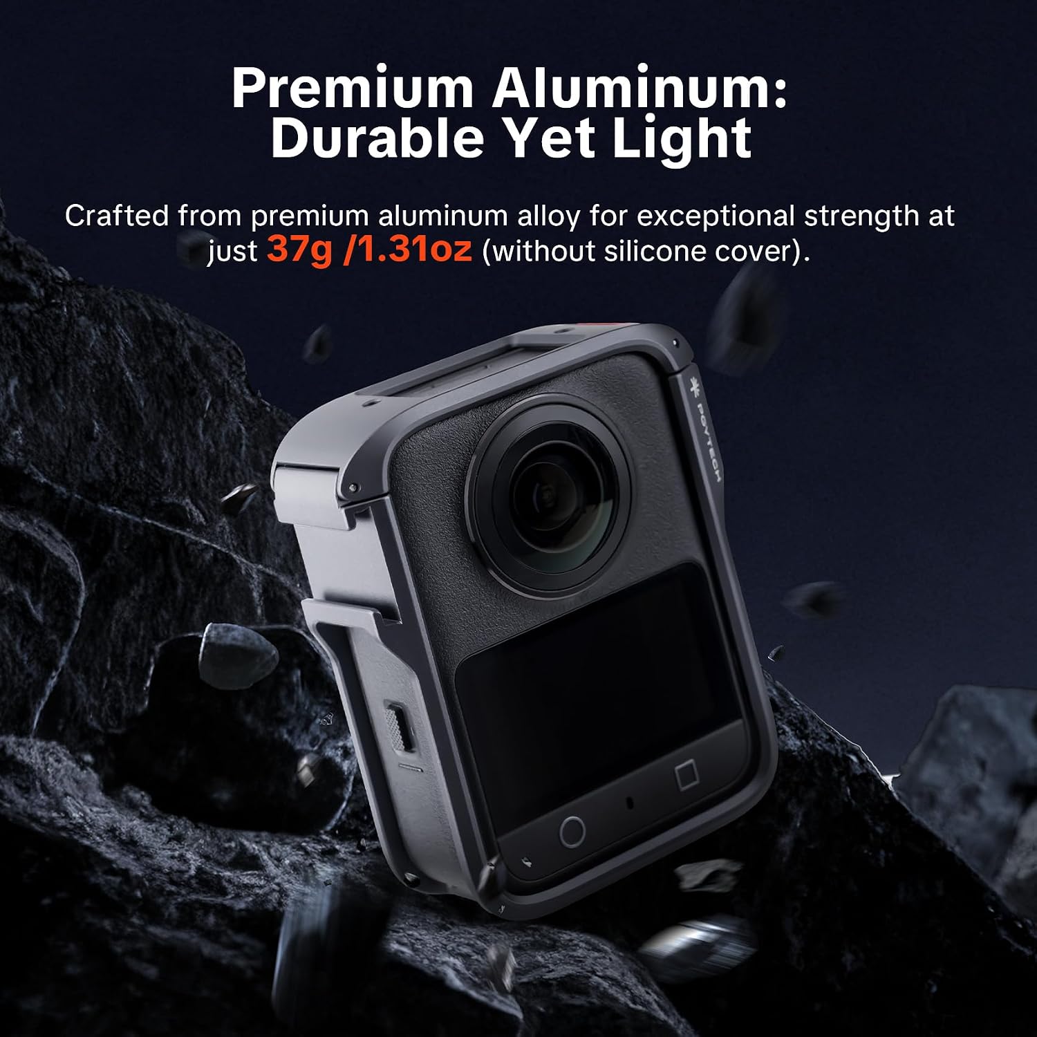 Thumbnail 2 de PGYTECH Camera Cage for DJI OSMO 360 — Durable Aluminium Alloy Protection with Quick-Release and Mounting Options