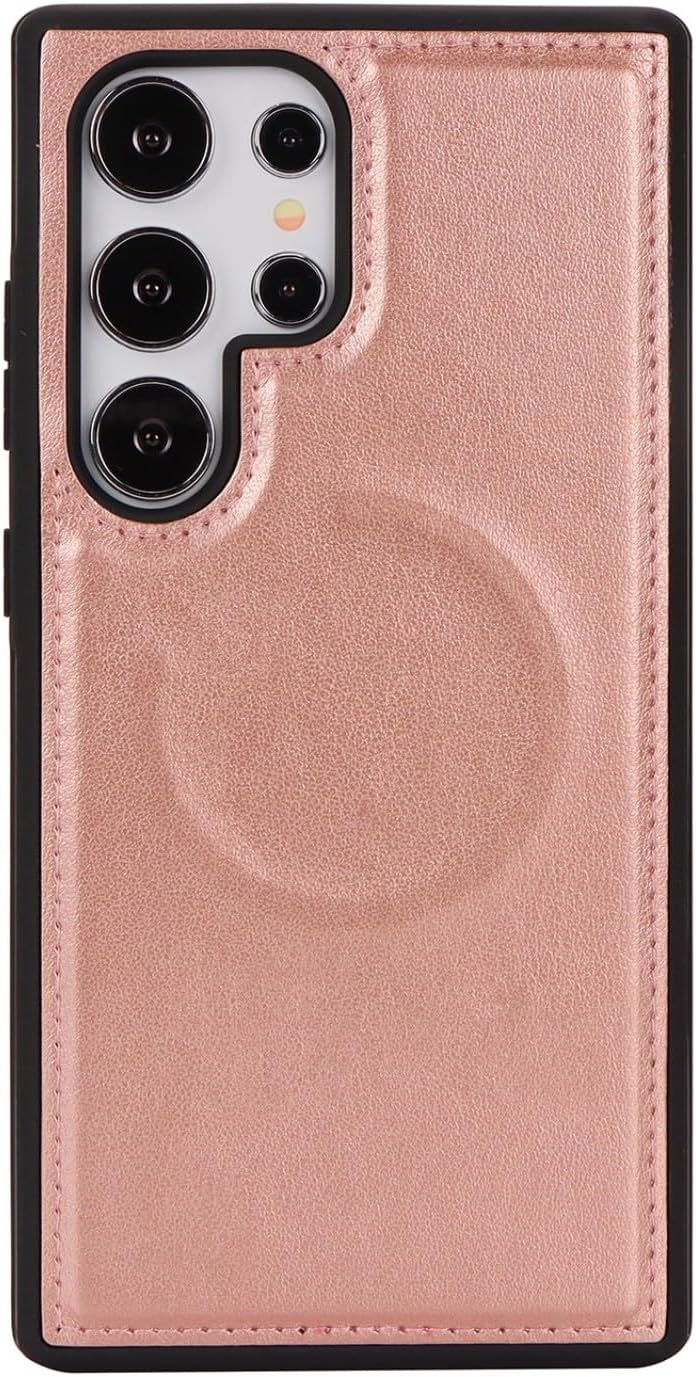 Thumbnail 5 de Zouzt Case for Samsung Galaxy S24 Ultra – 2-in-1 Detachable Wallet Case with MagSafe Compatibility, Rose Gold