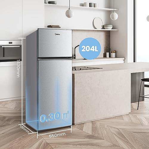 Detalle 2 de Midea 204L Frigo Doppia Porta con Compressore Inverter MERT210FGE50