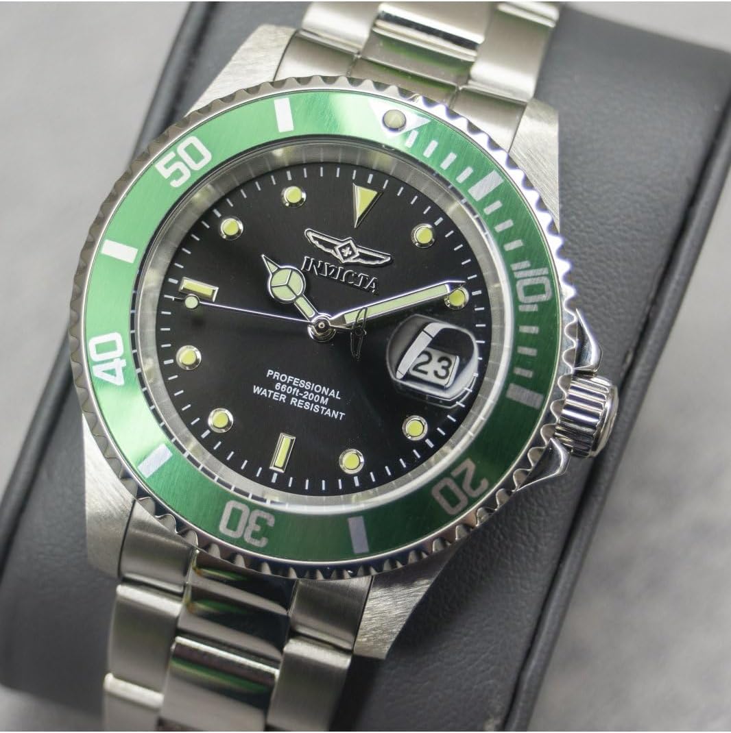 Detalle de Invicta Pro Diver Montre Homme 40 mm - Quartz, Acier Inoxydable