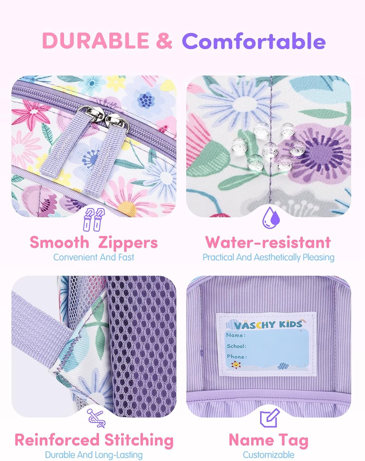 Detalle de VASCHY Kids Preschool Backpack 11 L