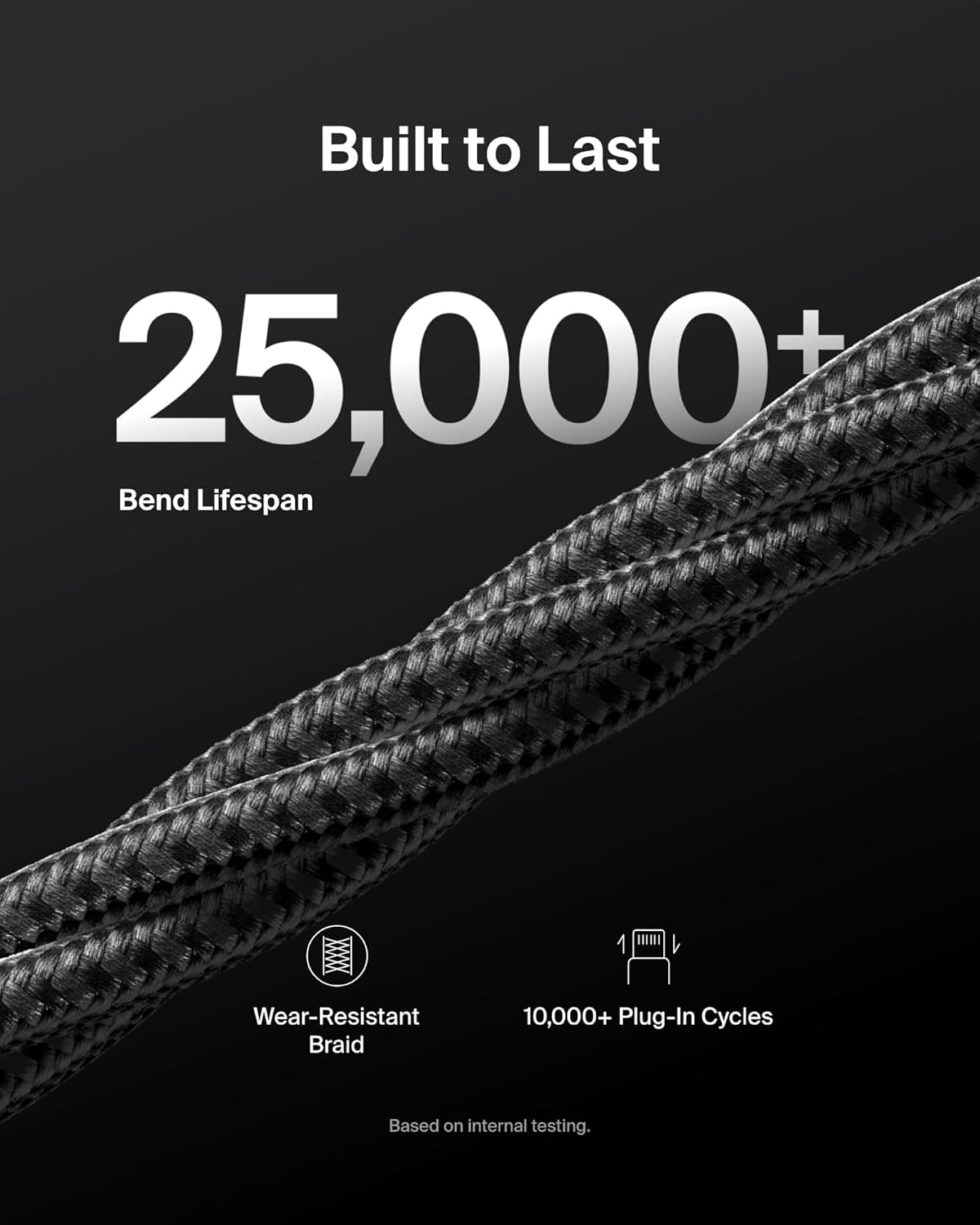 Thumbnail 2 de Belkin USB-C Cable 2-Pack 5ft Braided