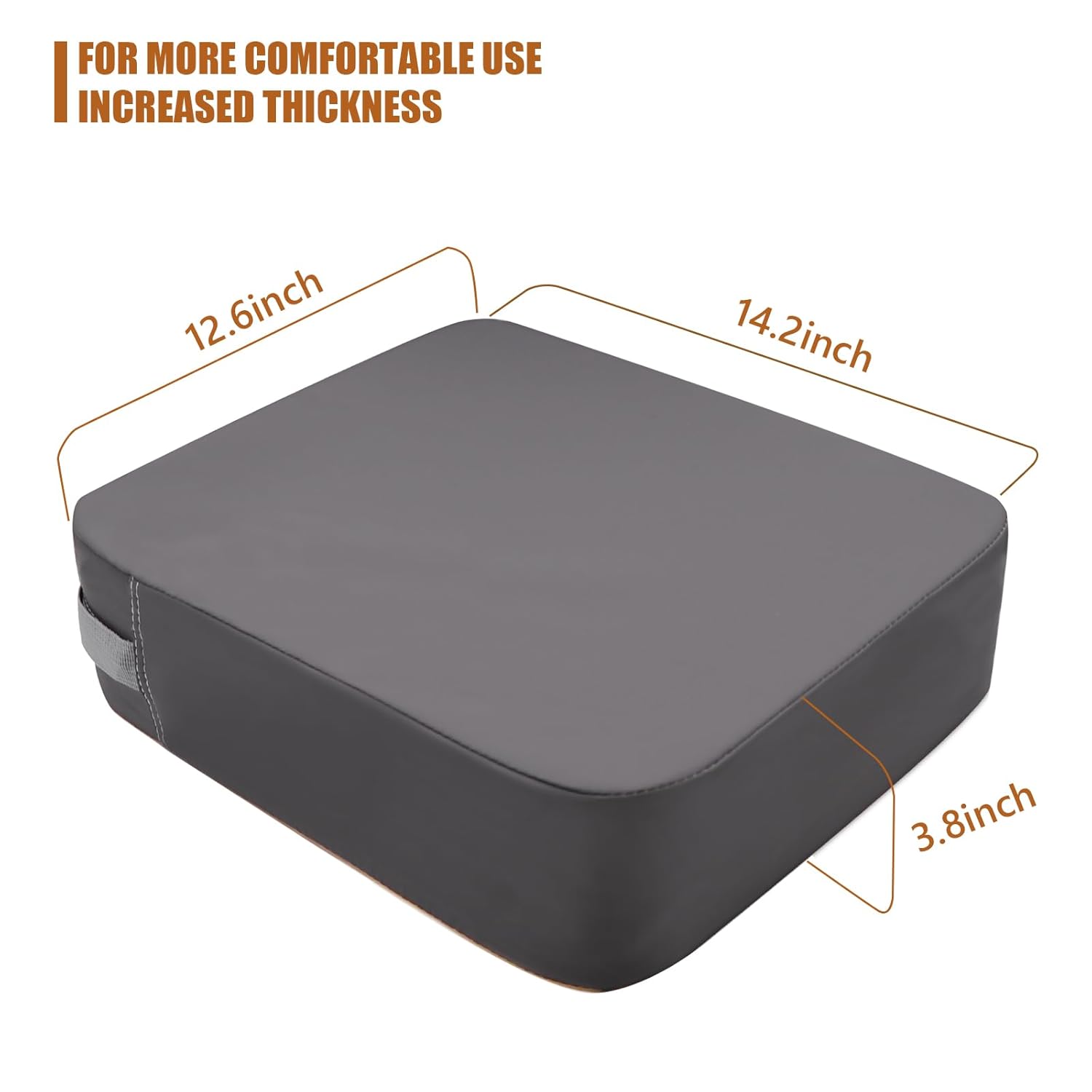 Thumbnail 6 de Sitzerhöhung Stuhl Kind (Waschbar, zerlegbar, tragbar) mit 2 Sicherheitsschnallen und Gurten – Grau