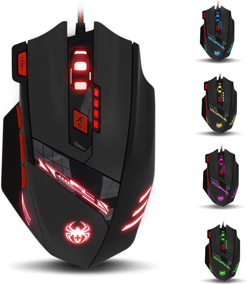 Detalle de Zelotes T90 Gaming Mouse Review: 9200 DPI, 8 Programmable Buttons and Weight Tuning