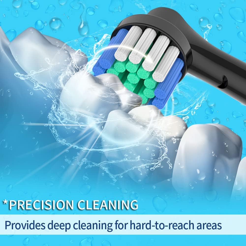 Thumbnail 1 de 16 Count replacement toothbrush heads for Oral-B electric toothbrushes (black)