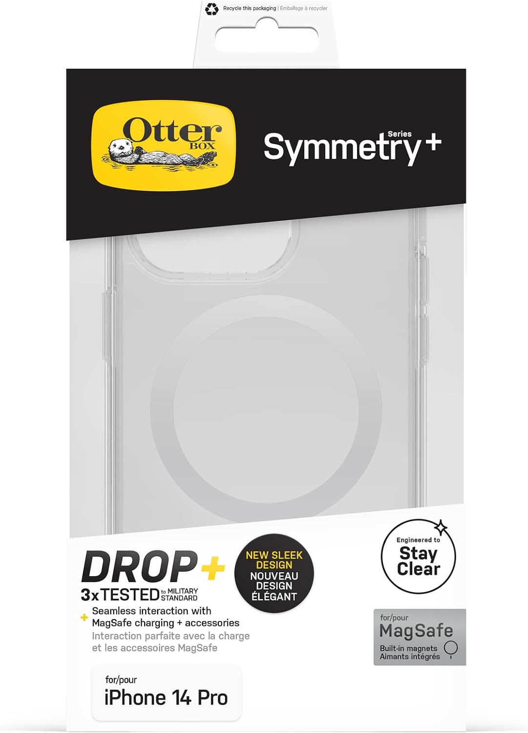 Thumbnail 4 de OtterBox Symmetry Plus Transparent pour iPhone 14 Pro