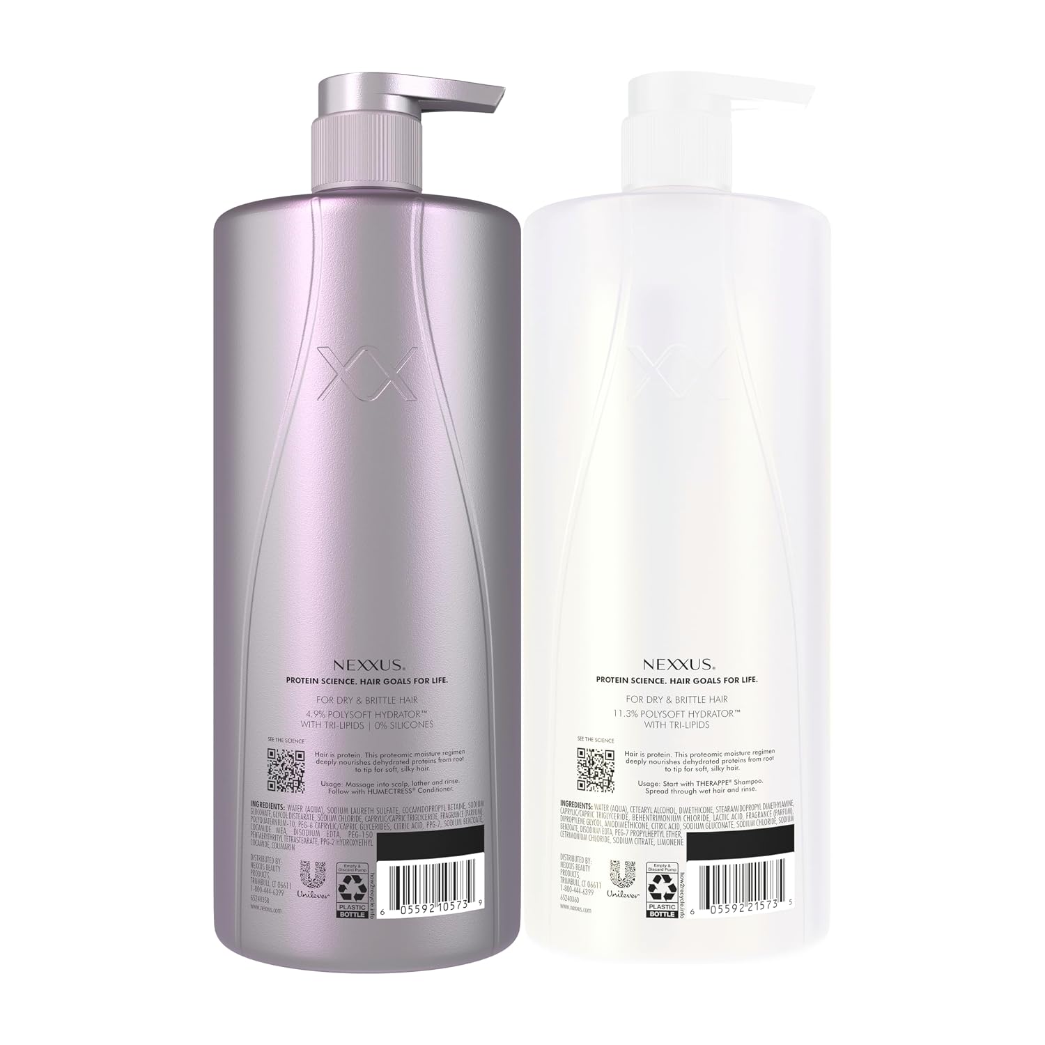 Detalle 2 de Nexxus 10605592307758 Therappe Humectress Shampoo & Conditioner Set, 72H Moisture