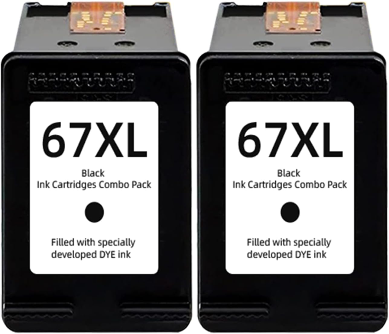 Thumbnail 6 de 67XL Black Ink Cartridges (2-Pack) Replacement for HP 67XL Printers