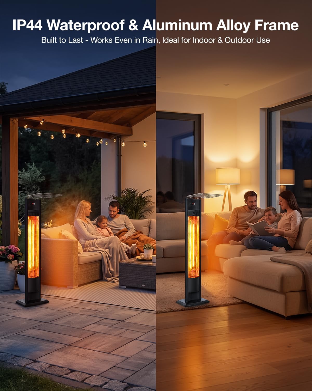 Thumbnail 6 de hykolity Electric Patio Heater 38.5-Inch
