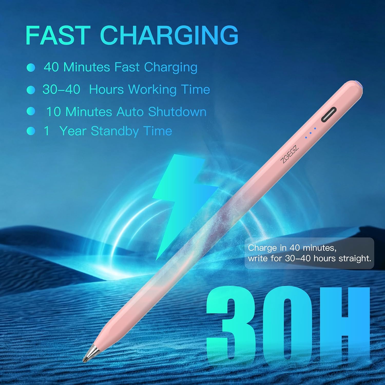 Detalle de Stylus Pen with 30-Hour Battery Life