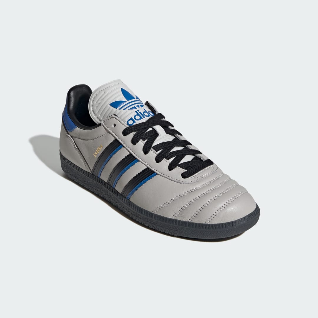 Detalle 2 de Adidas Samba JP Gris — versión JP de la clásica Samba