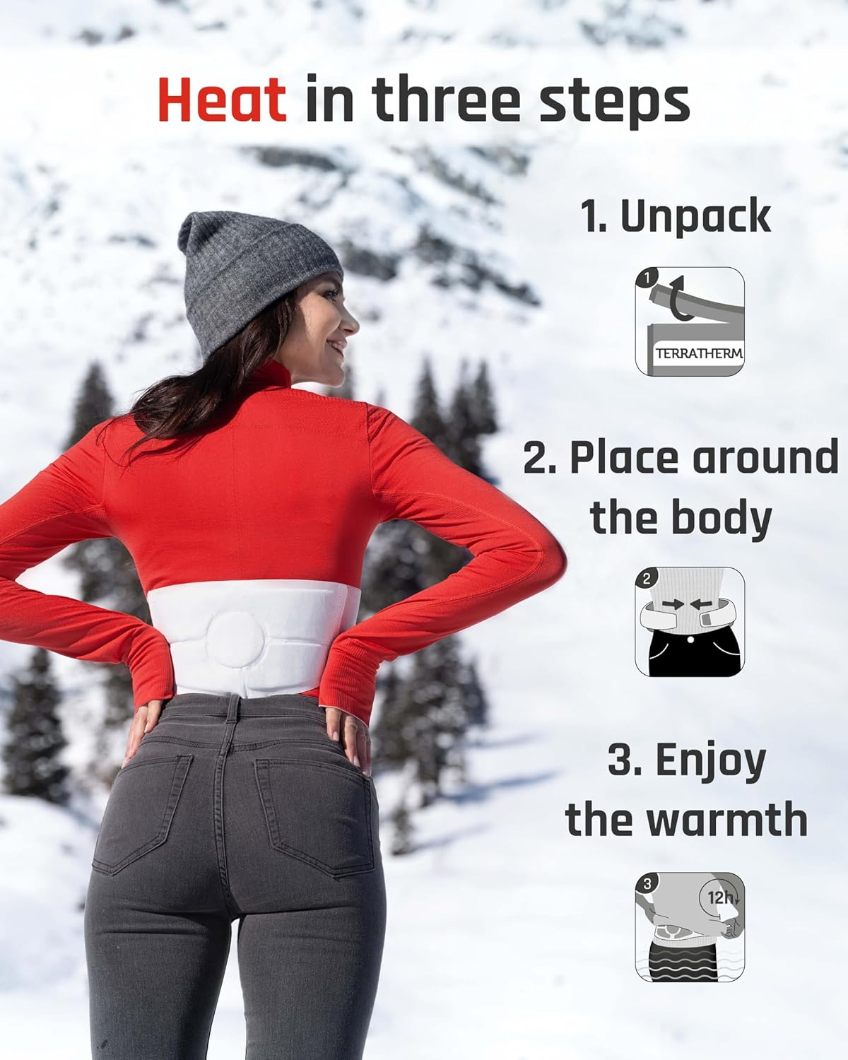 Detalle de Terratherm Heat Warming Belt, 12 hours heat