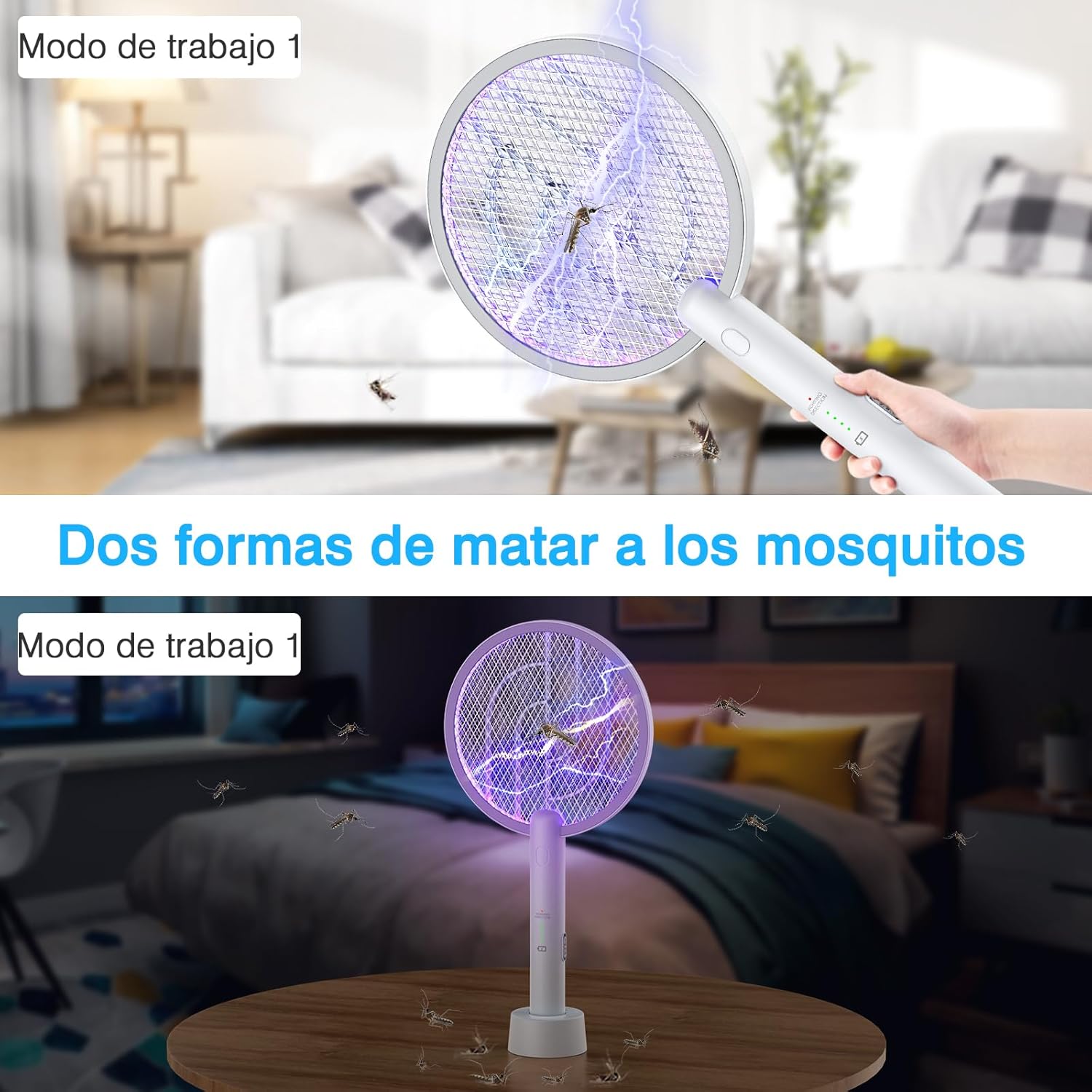 Thumbnail 2 de PALONE Mata Mosquitos Eléctrico USB 1200 mAh