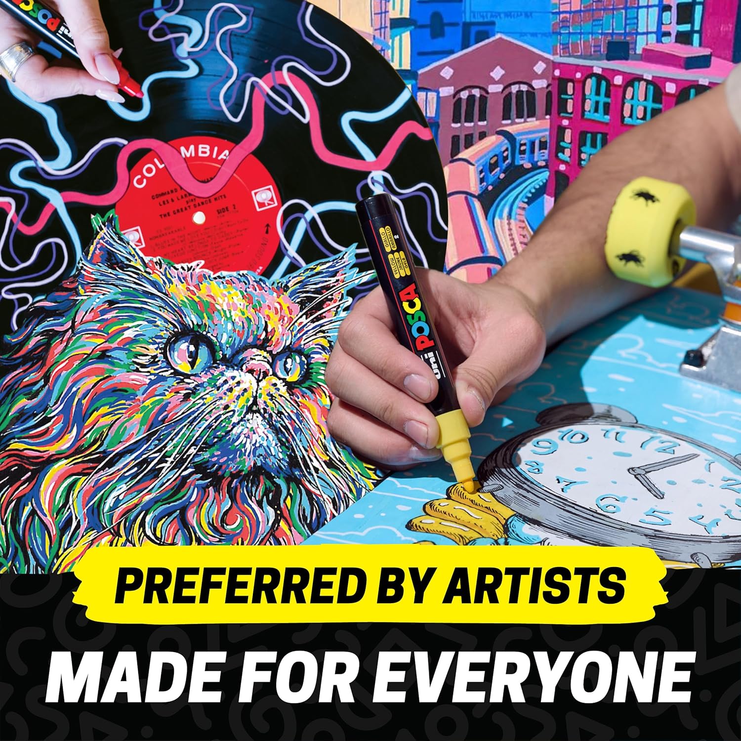 Thumbnail 3 de posca Paint Markers 15-Count Fine Tip 🎨