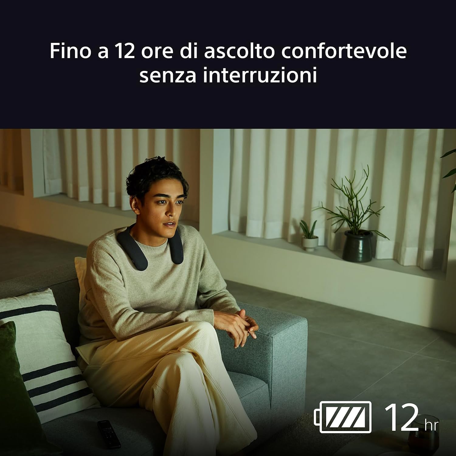 Thumbnail 2 de Sony BRAVIA Theatre U (HT-AN7) neckband con Dolby Atmos wireless, multipoint e 360 Spatial Sound Personaliser