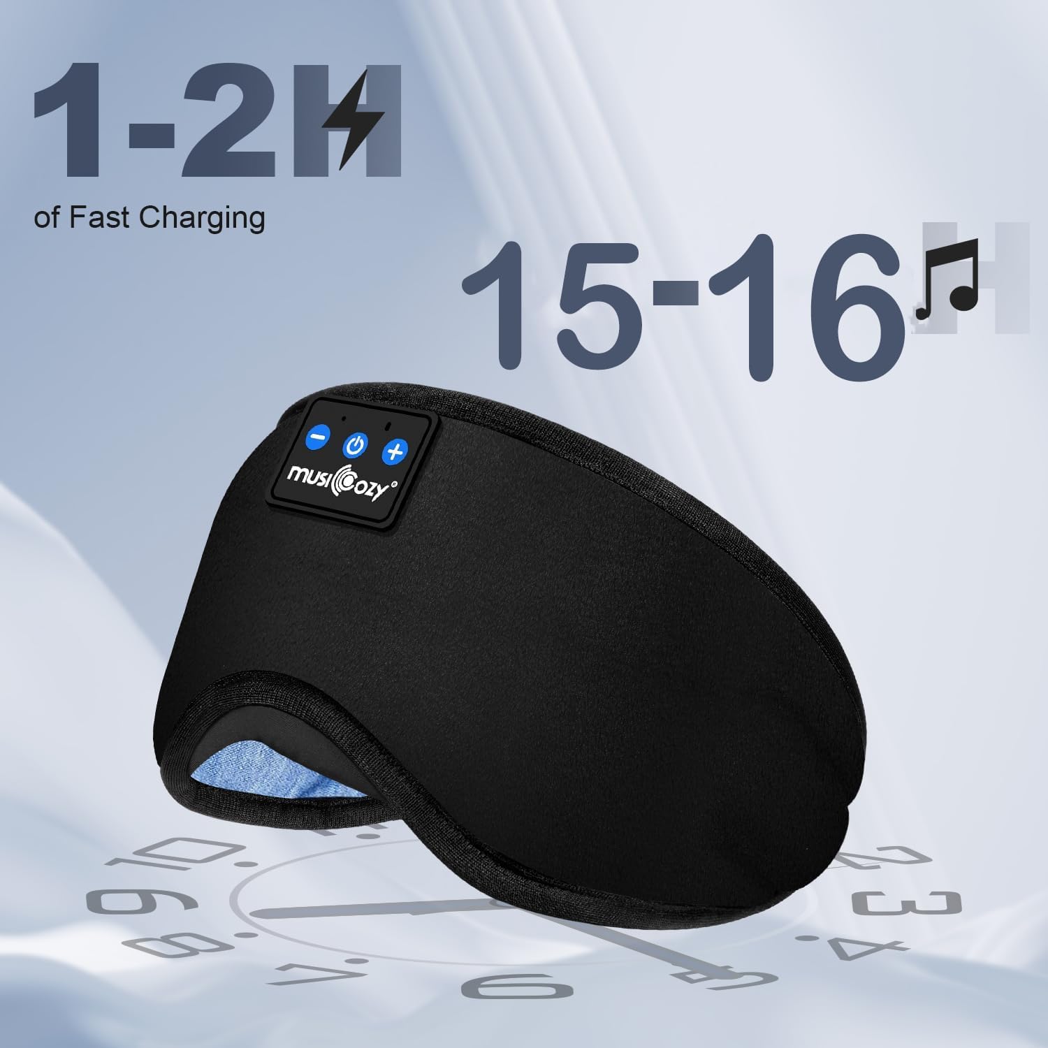 Thumbnail 6 de MUSICOZY Sleep Mask Headphones 14h playtime