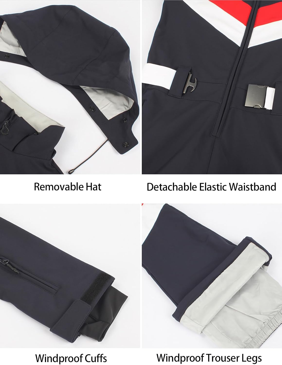 Detalle 1 de GSOU SNOW Ski Suit Women Waterproof Winter Jumpsuit