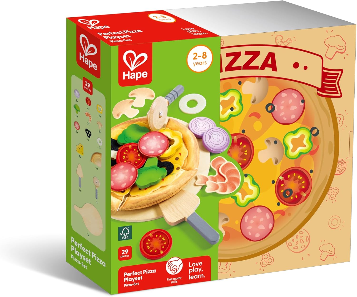 Thumbnail 3 de Hape Set de Pizza con Ingredientes