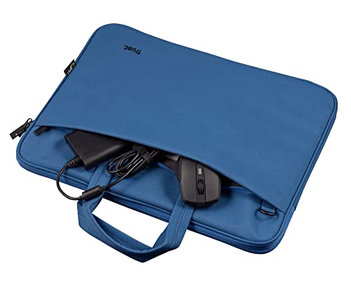Thumbnail 12 de Trust Bologna Slim: Borsa per Laptop 16" in Blu, sostenibile e versatile