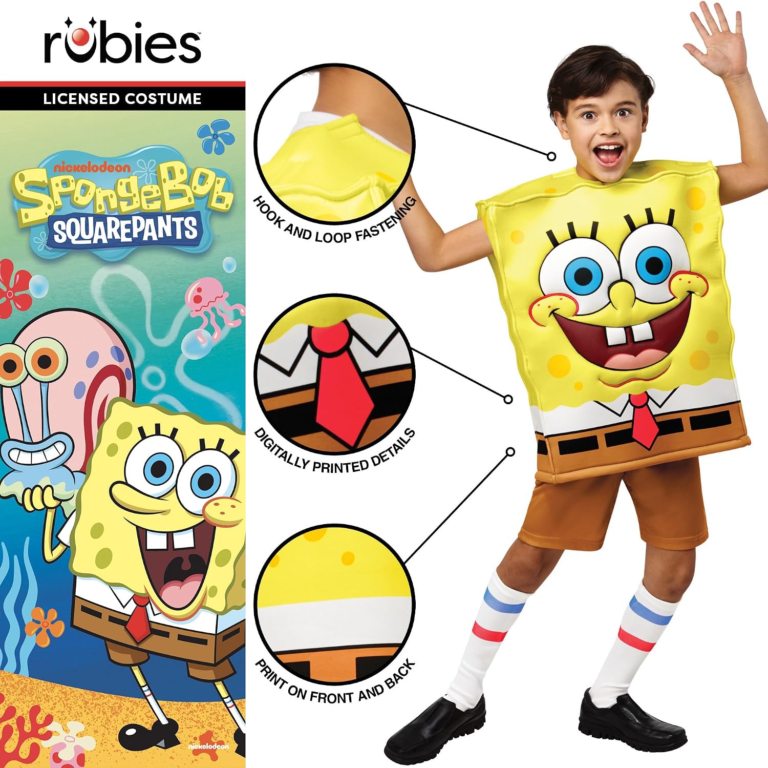 Detalle 2 de Rubie's Spongebob Child Tabard kids costume