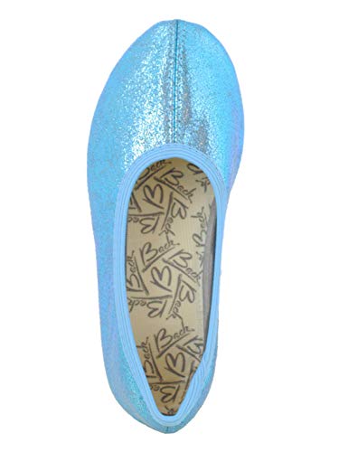 Thumbnail 4 de Beck Mädchen Basic Glitzer Gymnastikschuhe Blau – Größe 30 EU
