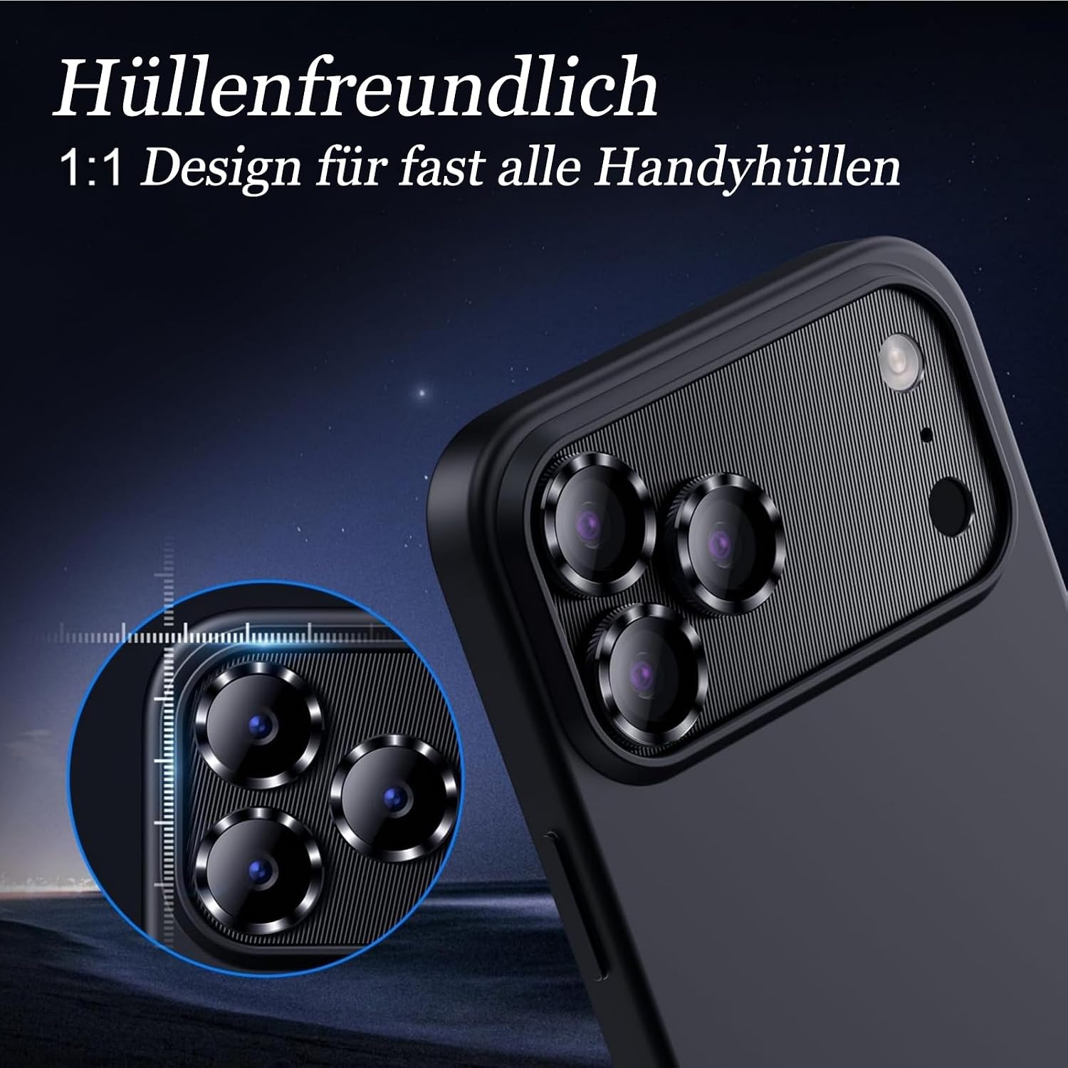 Detalle 1 de Leedia Kameraschutz für iPhone 17 Pro Max