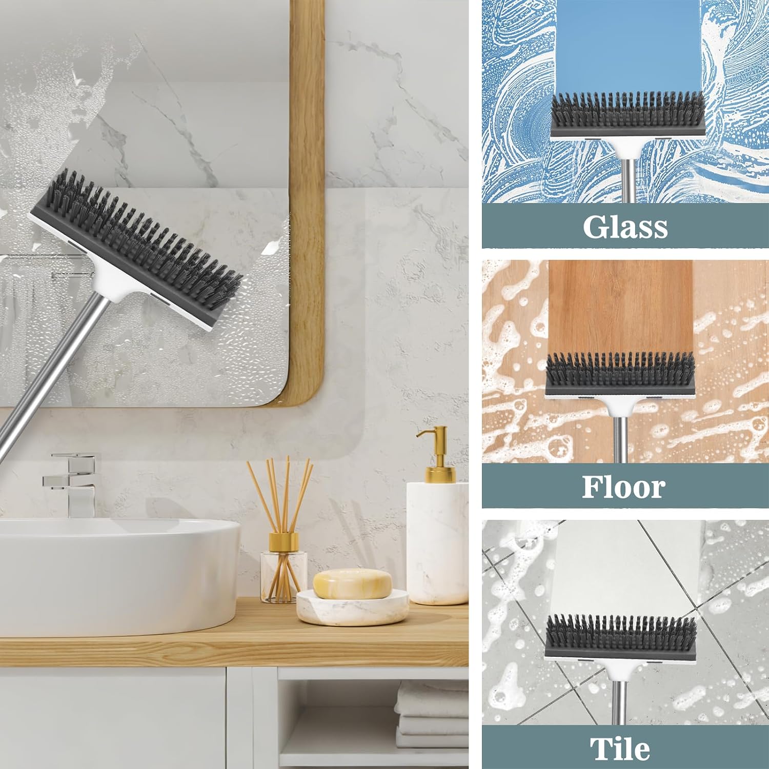 Thumbnail 5 de Newthinking Floor Scrubbing Brush with Long Handle