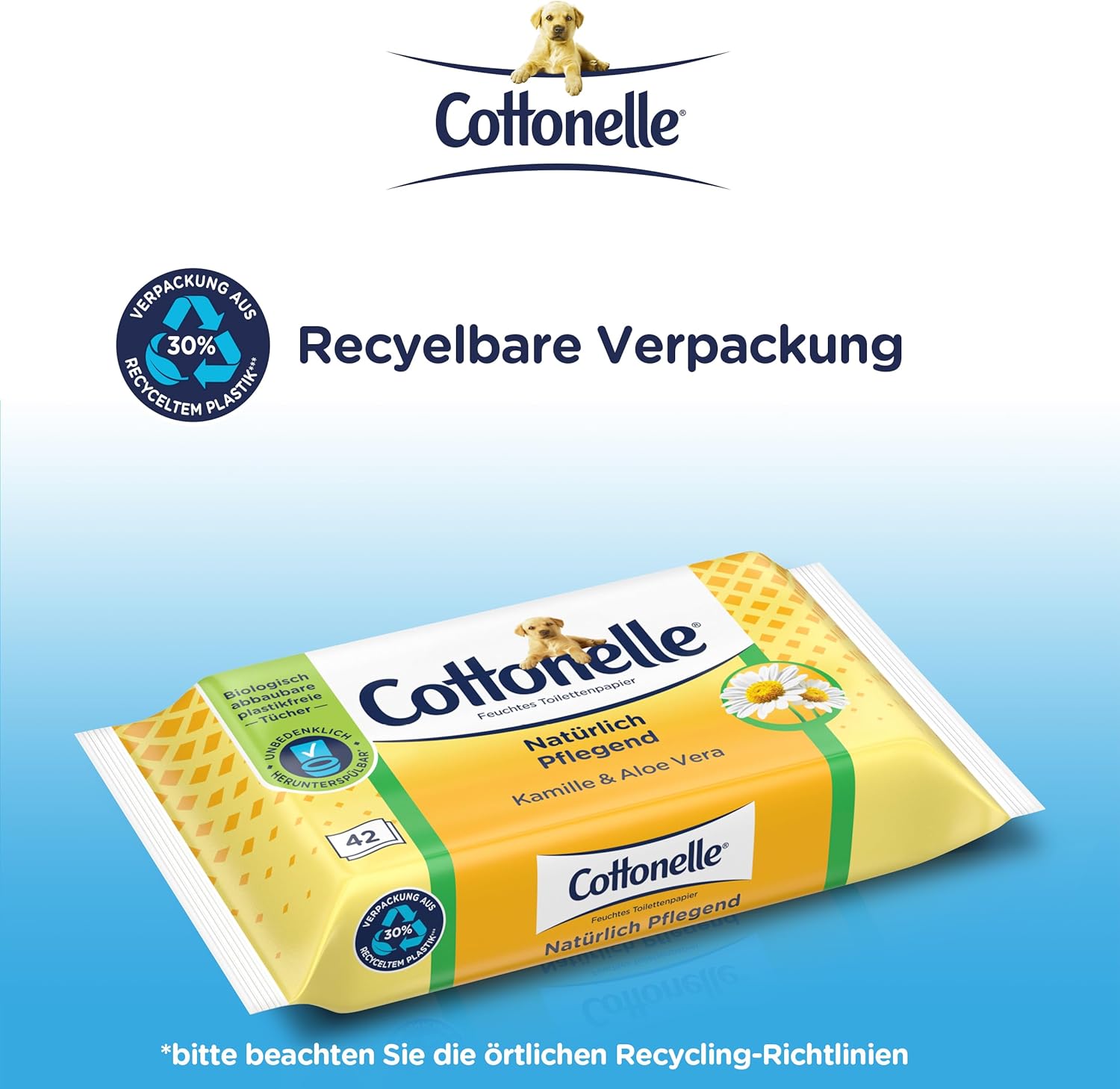 Thumbnail 4 de Cottonelle Feuchtes Toilettenpapier 504 Tücher 🧻