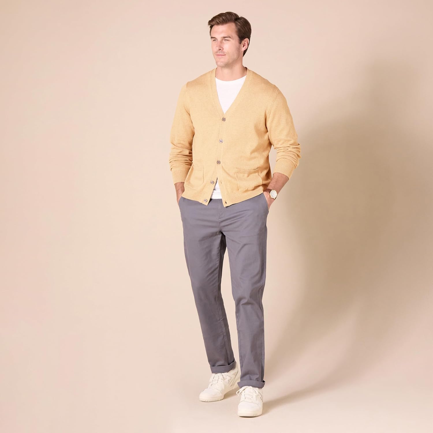Thumbnail 5 de Amazon Essentials men’s cotton cardigan sweater (regular fit) for everyday layering