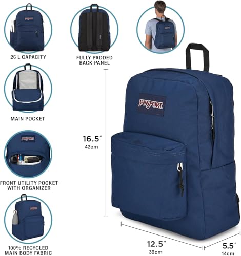 Thumbnail 4 de JanSport SuperBreak Plus Backpack with 15-Inch Laptop Sleeve and Integrated Bottle Pocket