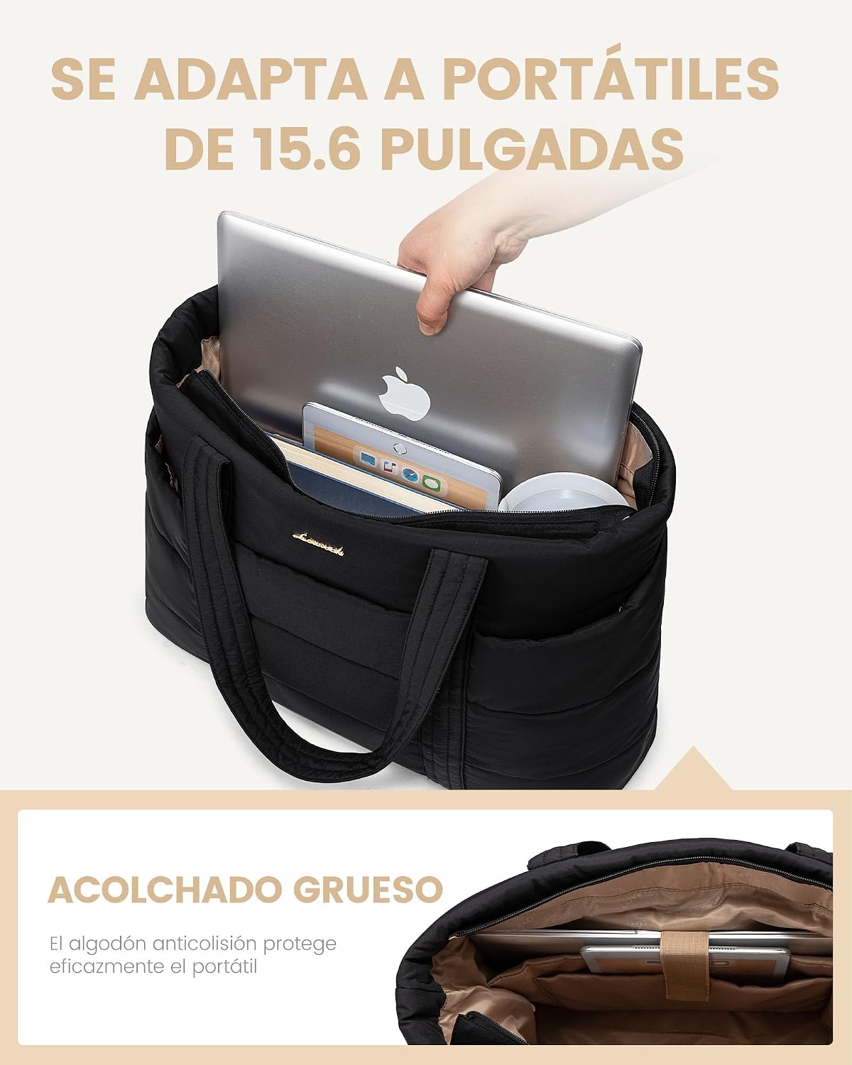 Thumbnail 5 de LOVEVOOK Bolso Mujer Grande para portátil 15,6"